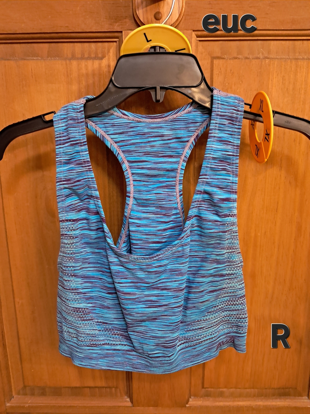 Large-XL Blue Avia Spotts Bra